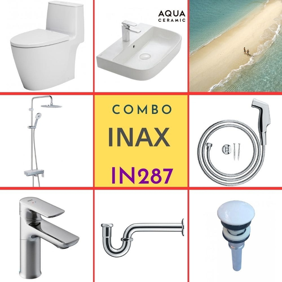 Combo thiết bị vệ sinh Inax IN287 S24 (7012)