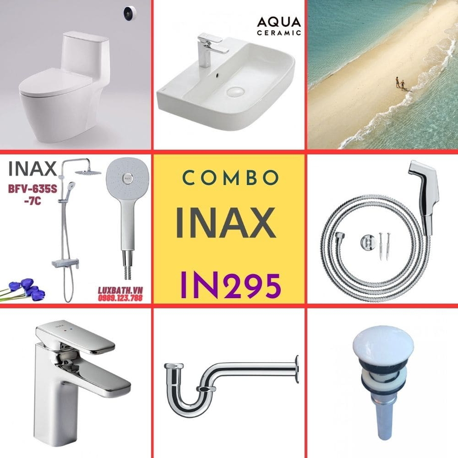 Combo thiết bị vệ sinh Inax IN295 S24 (7004)