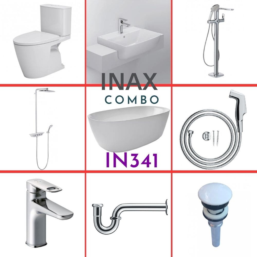Combo thiết bị vệ sinh Inax IN341 S26 (9066)