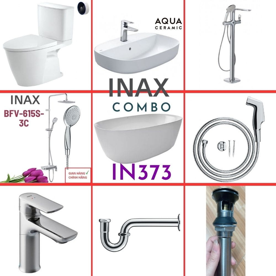 Combo thiết bị vệ sinh Inax IN373 S26 (9035)