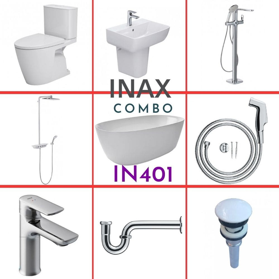 Combo thiết bị vệ sinh Inax IN401 S26 (9006)