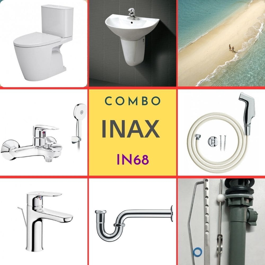 Combo thiết bị vệ sinh Inax IN68 (7217)