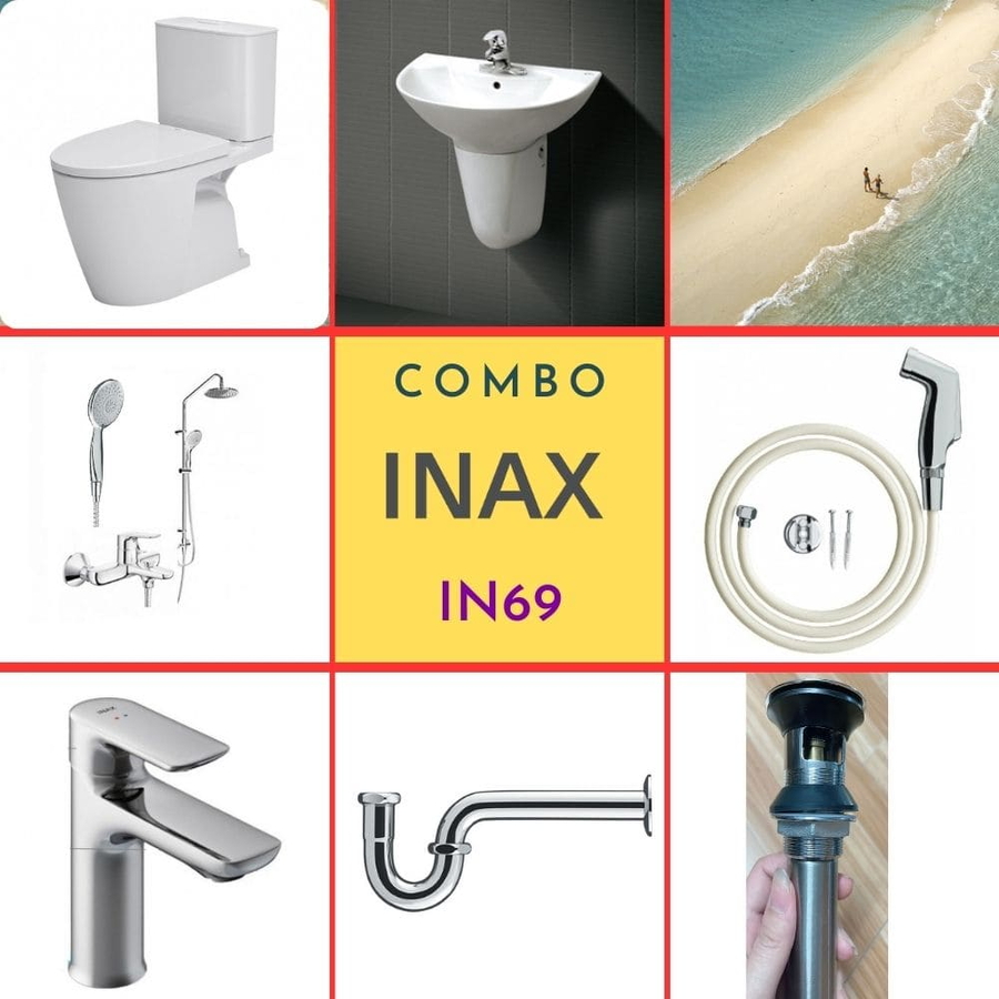 Combo thiết bị vệ sinh Inax IN69 (7216)