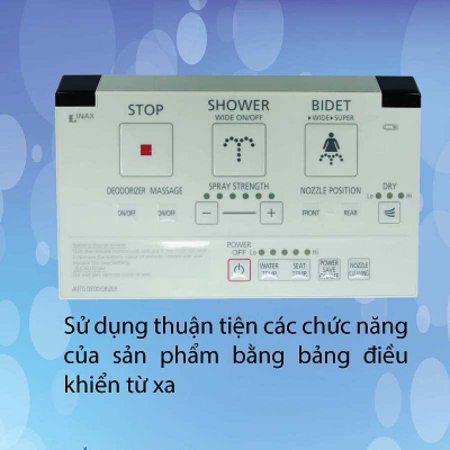 Nắp bàn cầu điện tử Inax CW-KA22AVN
