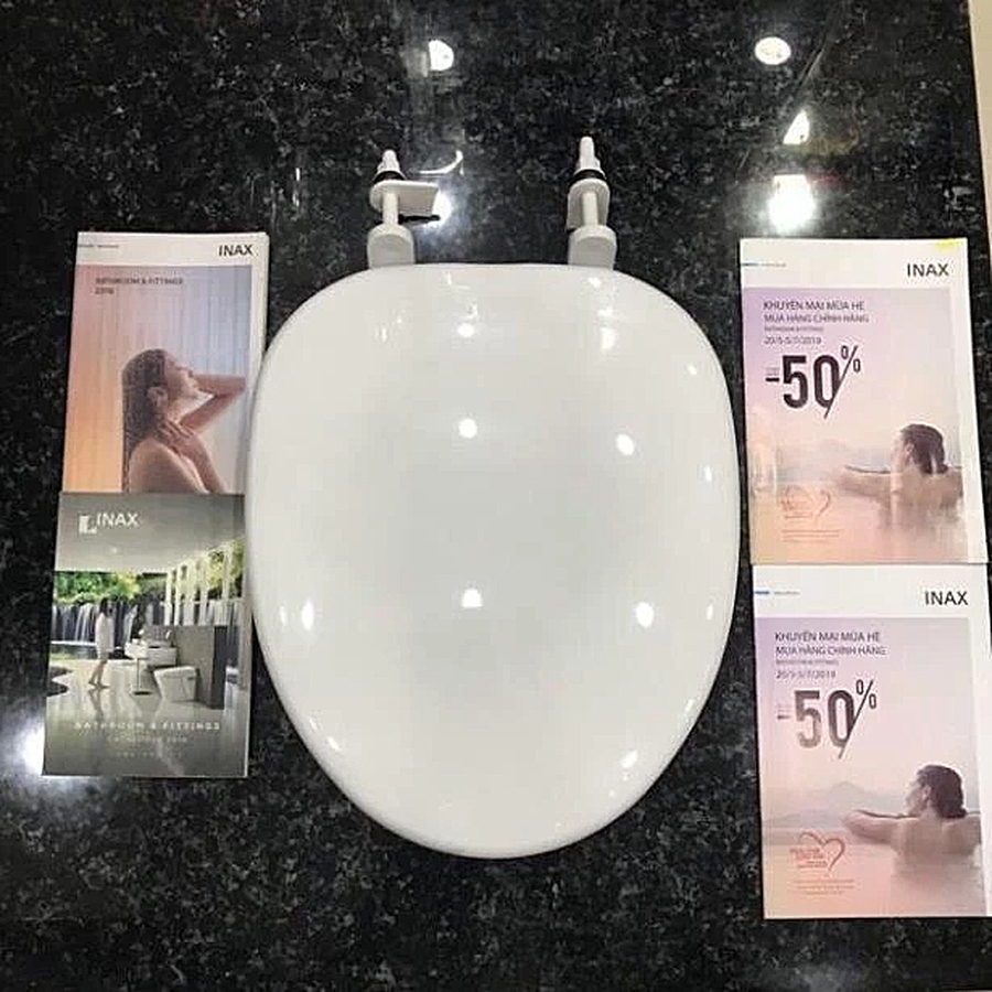 Nắp bồn cầu thường Inax CF-37AKV (Dùng cho bồn cầu C117,C108)