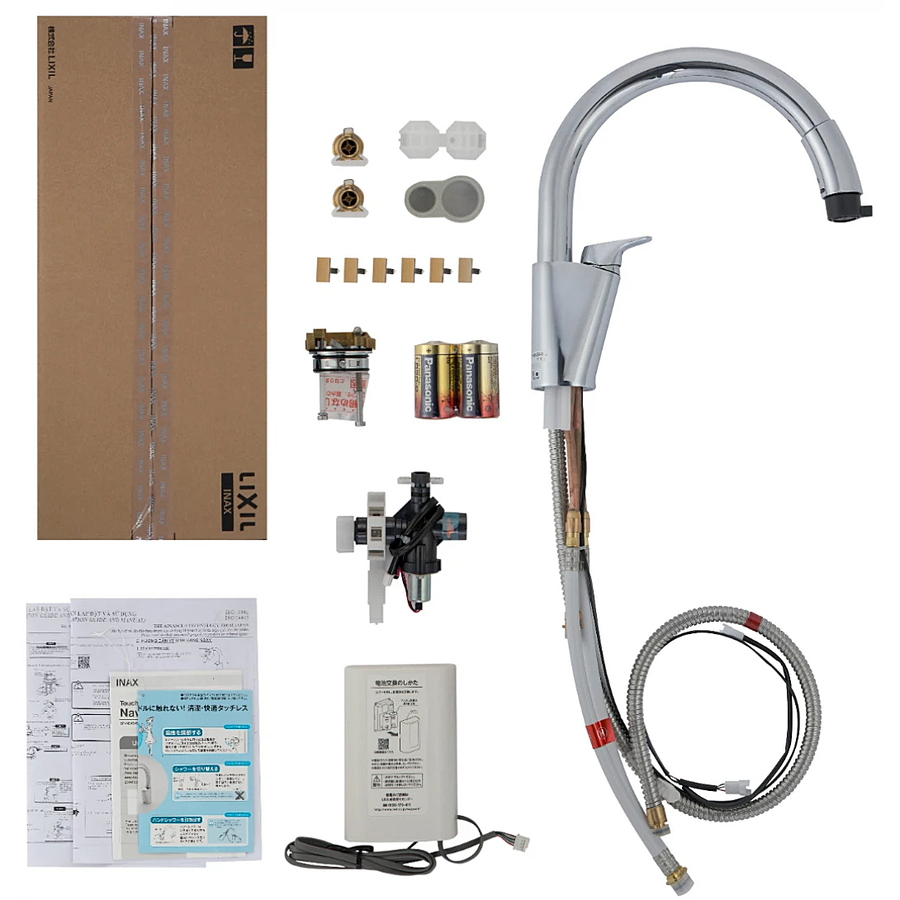 Vòi Rửa Bát Cảm Ứng Dùng Pin Inax SF-NB454SX-J Nhập Khẩu Nhật Bản