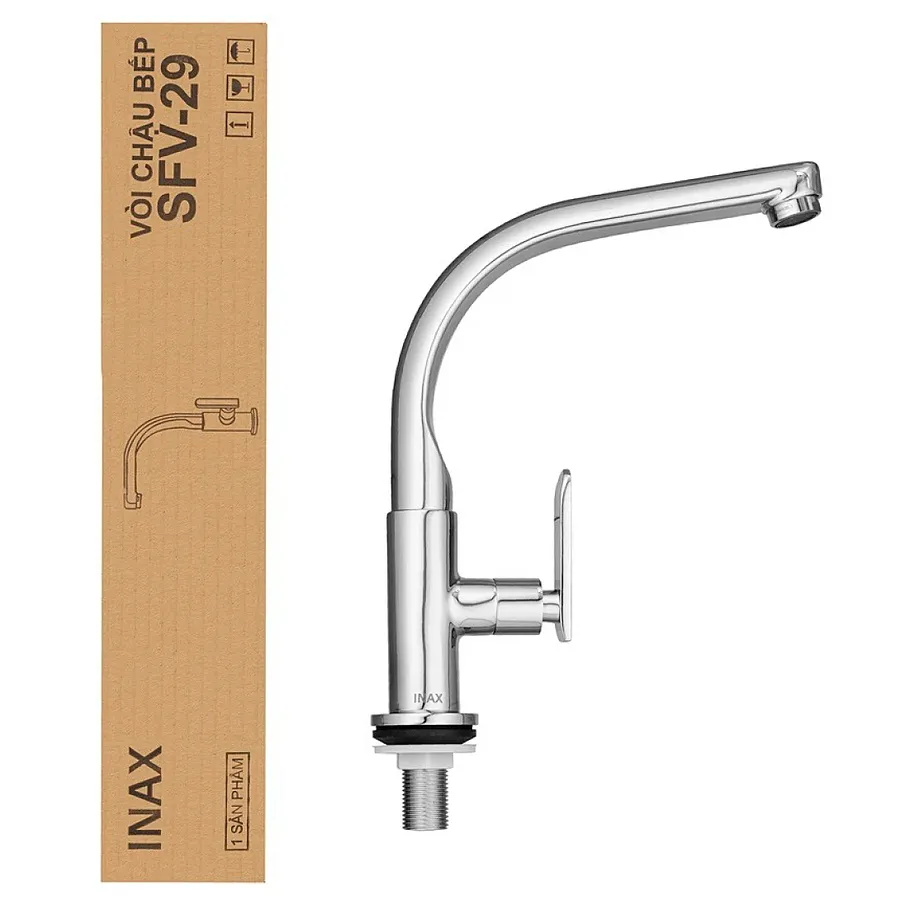 Vòi rửa bát lạnh gắn chậu Inax SFV-29