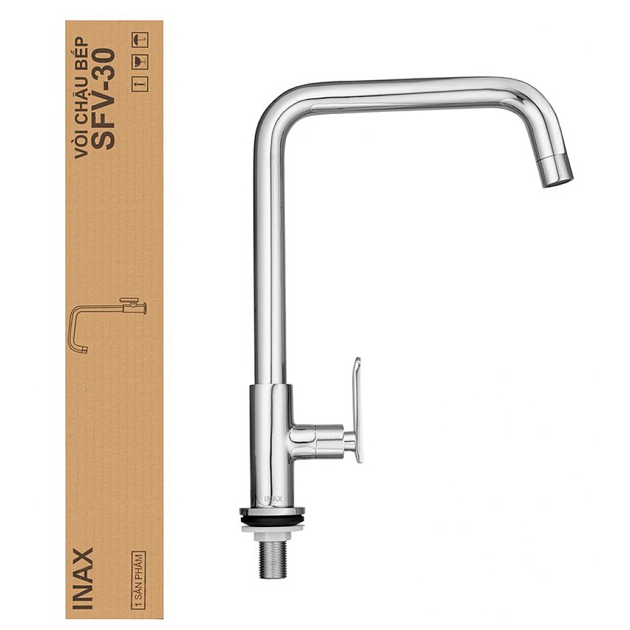 Vòi rửa bát lạnh gắn chậu Inax SFV-30