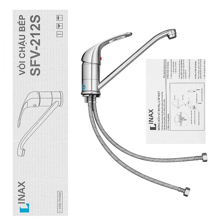 Vòi rửa bát nóng lạnh Inax SFV-212S