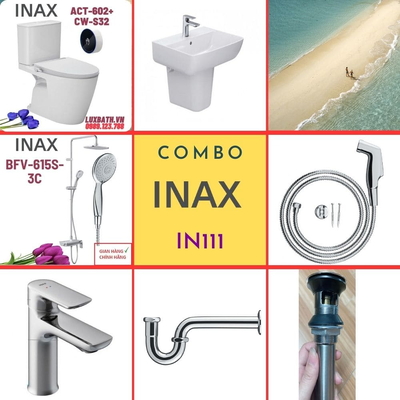 Combo thiết bị vệ sinh Inax IN111 S200 (7175)