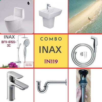 Combo thiết bị vệ sinh Inax IN119 S200 (7167)