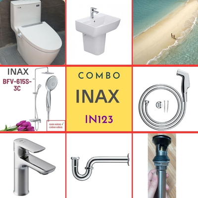 Combo thiết bị vệ sinh Inax IN123 S200 (7163)