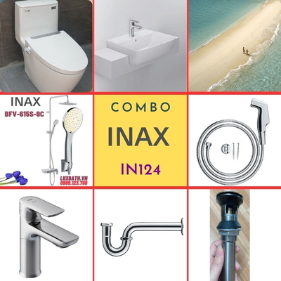 Combo thiết bị vệ sinh Inax IN124 S200 (7162)