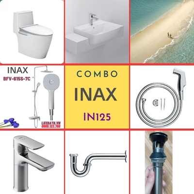 Combo thiết bị vệ sinh Inax IN125 S200 (7161)