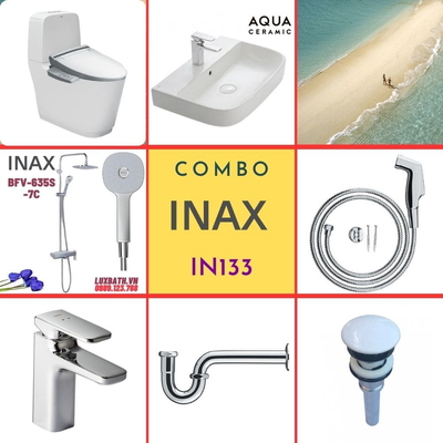 Combo thiết bị vệ sinh Inax IN133 S400 (7153)