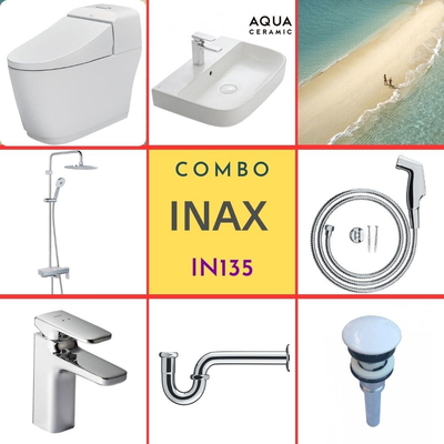 Combo thiết bị vệ sinh Inax IN135 S400 (7151)