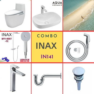 Combo thiết bị vệ sinh Inax IN141 S600 (7145)