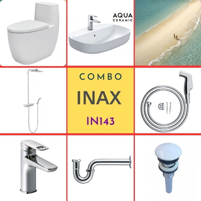 Combo thiết bị vệ sinh Inax IN143 S600 (7143)