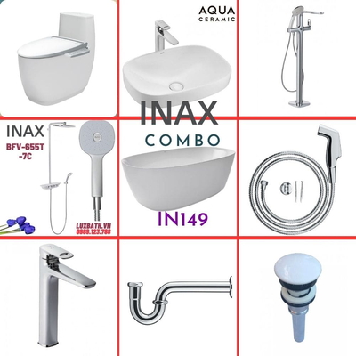 Combo thiết bị vệ sinh Inax IN149 S600 (9126)