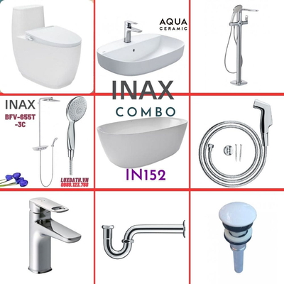 Combo thiết bị vệ sinh Inax IN152 S600 (9123)