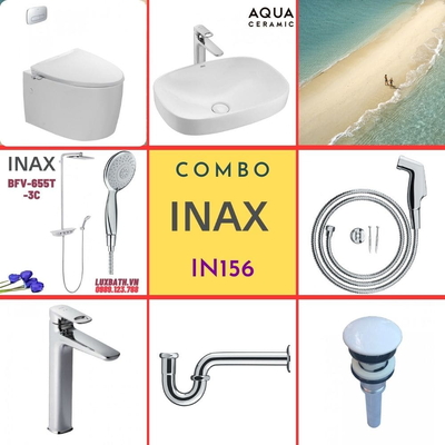 Combo thiết bị vệ sinh Inax IN156 S600 (7138)