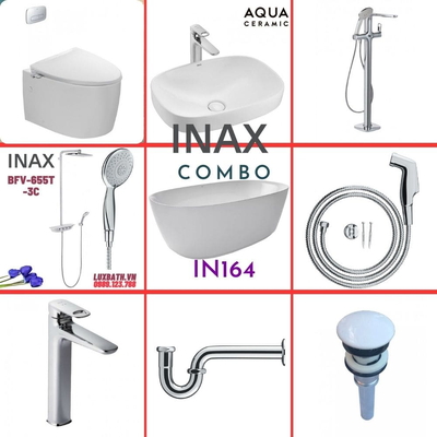 Combo thiết bị vệ sinh Inax IN164 S600 (9119)