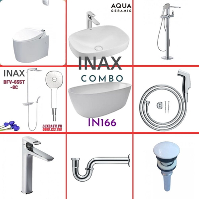 Combo thiết bị vệ sinh Inax IN166 S600 (9117)