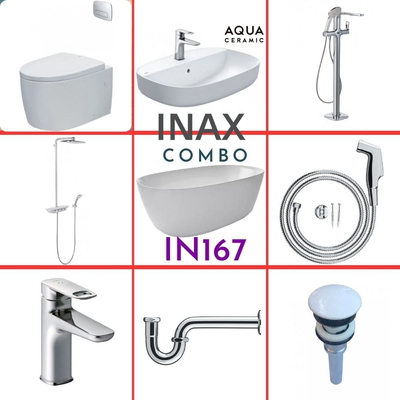 Combo thiết bị vệ sinh Inax IN167 S600 (9116)