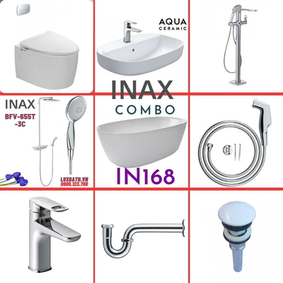 Combo thiết bị vệ sinh Inax IN168 S600 (9115)