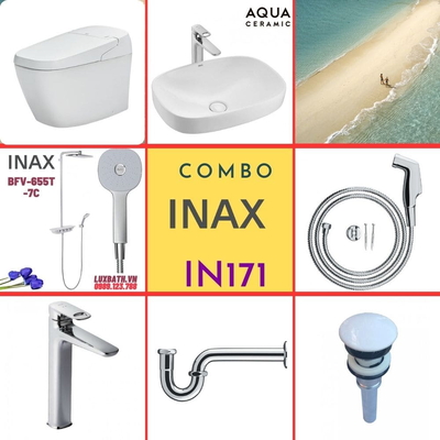 Combo thiết bị vệ sinh Inax IN171 S600 (7032)