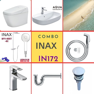 Combo thiết bị vệ sinh Inax IN172 S600 (7031)