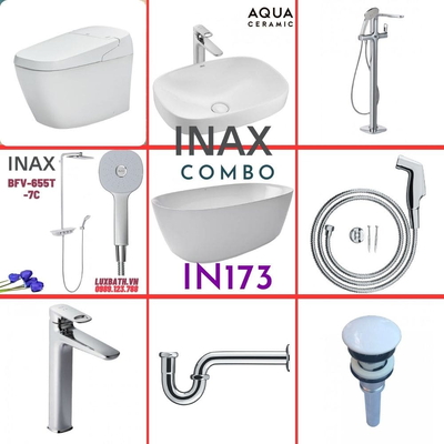 Combo thiết bị vệ sinh Inax IN173 S600 (9112)