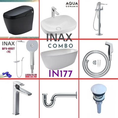 Combo thiết bị vệ sinh Inax IN177 S600 (9110)