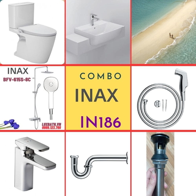Combo thiết bị vệ sinh Inax IN186 S24 (7121)