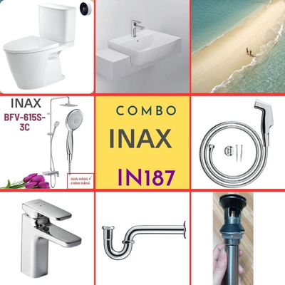 Combo thiết bị vệ sinh Inax IN187 S24 (7120)