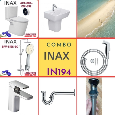Combo thiết bị vệ sinh Inax IN194 S24 (7103)