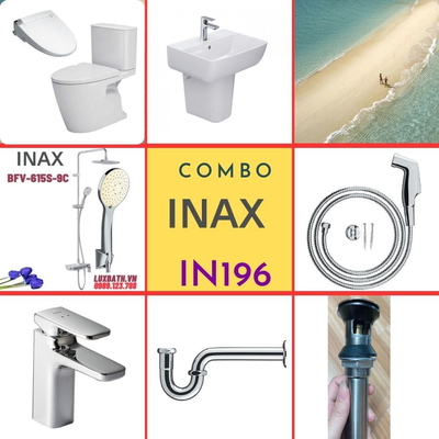 Combo thiết bị vệ sinh Inax IN196 S24 (7101)