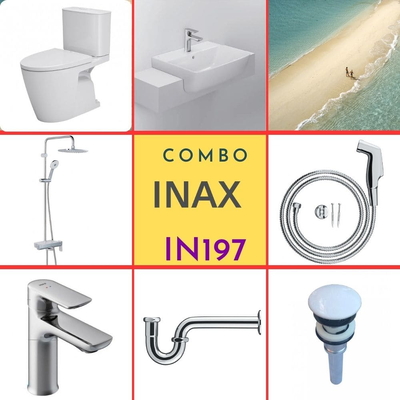 Combo thiết bị vệ sinh Inax IN197 S24 (7100)