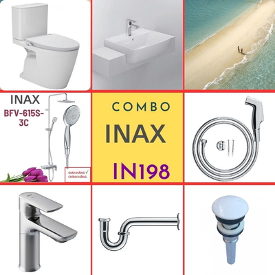 Combo thiết bị vệ sinh Inax IN198 S24 (7099)