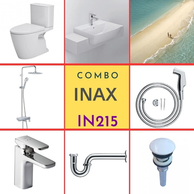 Combo thiết bị vệ sinh Inax IN215 S24 (7082)