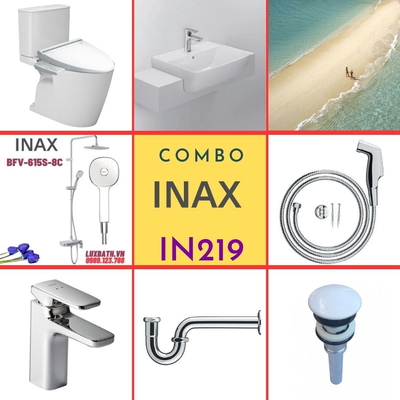 Combo thiết bị vệ sinh Inax IN219 S24 (7078)