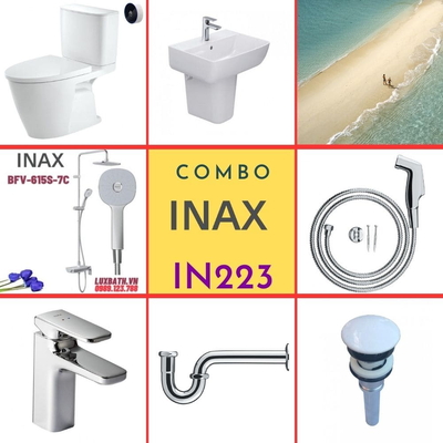 Combo thiết bị vệ sinh Inax IN223 S24 (7074)