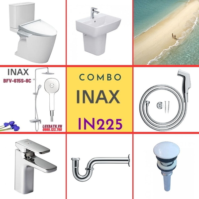 Combo thiết bị vệ sinh Inax IN225 S24 (7072)