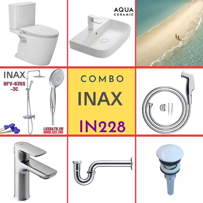 Combo thiết bị vệ sinh Inax IN228 S24 (7069)