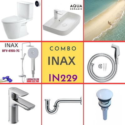 Combo thiết bị vệ sinh Inax IN229 S24 (7068)