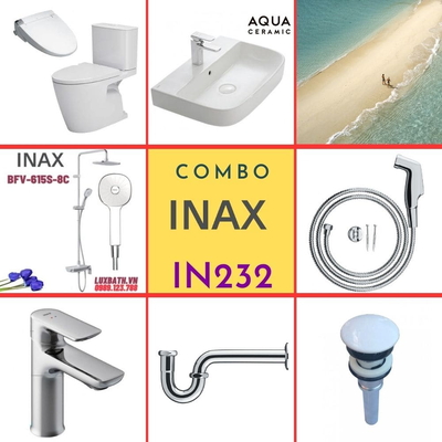 Combo thiết bị vệ sinh Inax IN232 S24 (6002)