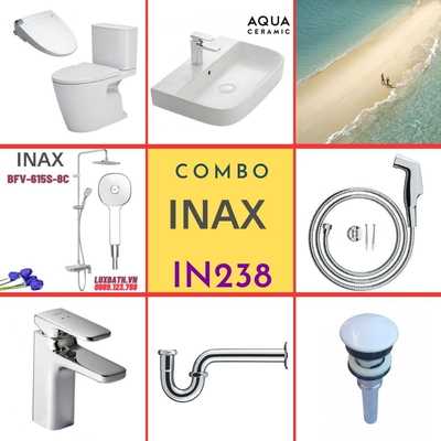 Combo thiết bị vệ sinh Inax IN238 S24 (6001)