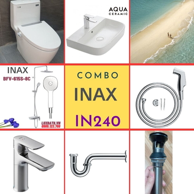 Combo thiết bị vệ sinh Inax IN240 S24 (7059)