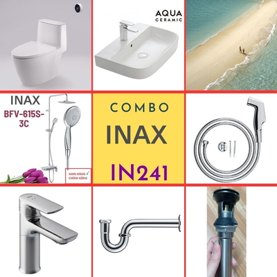 Combo thiết bị vệ sinh Inax IN241 S24 (7058)
