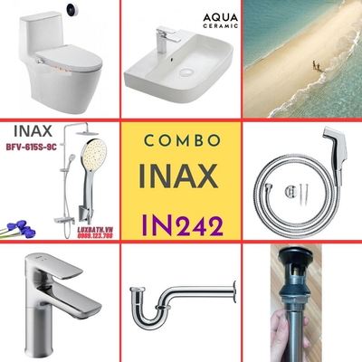 Combo thiết bị vệ sinh Inax IN242 S24 (7057)